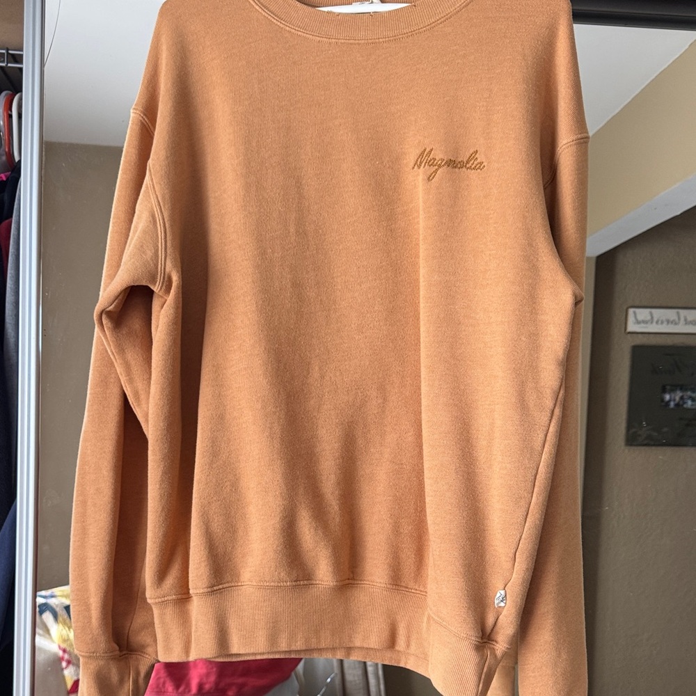 Magnolia Women's Warm Amber Crew Neck Sweater